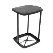 Portable Trash Bag Holder Trashcan Stand Decorative Clamshell Supplies Waste Bin