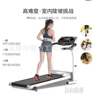 迷你小型折疊跑步機電動走步機跑步機室內健身器材電動跑步機 快速出貨