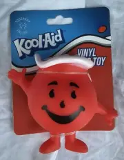 Brand New Kool-Aid Squeak Vinyl Dog Toy. Quality Vinyl. Red, Squeaker, NEW￼￼4"