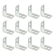 Right Angle Code Wall Bracket L-shaped Shelf Small 12PCS Bookshelf Braces Corner