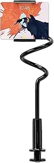 Bed Phone Stand | Gooseneck Phone Stand for Bed | Flexible Clip with 360 Degree Rotation & Non-Slip Overhead Quick Release Bracket for Office Video Calls