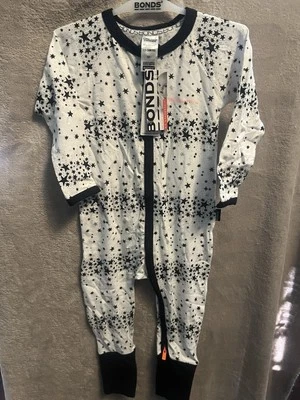 BONDS 2017 Stars Zippy Zip Wondersuit Size 1 *BNWT*.