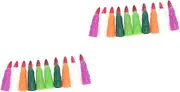 Healeved 100 Pcs Fake Finger Nails Witch Fingers for False Nails Martian Witch Fingers Fake Fingers Witch Costume for Woman Witch Costume Fingers Cosplay Claws Ghost Variety