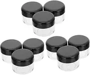 15 Pack Round Plastic Eye Cream Boxes Lids 25ml Cosmetics Storage Box Set for Travel