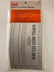 Vintage Dritz Ezy Hem Gauge Measuring Tool 617 - NEW