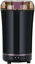 Electric Coffee Grinder, Electric Coffee Bean Grinder, Nut Grinder with 1 Removable Stainl Steel Bowl Black Black