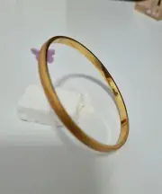 NEW Gold Plated Laser Engraved Khandas Sikh Singh Khalsa Kara Bangle Kada 2.10