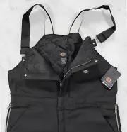 Dickies Premium 100% Cotton Duck Canvas Quilt Insulated Bib Overall Men's XL-T