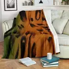 Cheetah Blanket Throw Fleece Cozy Couch Plush Adult Kid Sofa Bedding Gift