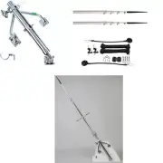 Lee's Jr Wishbone Outrigger Kit with 17ft Telescopic Poles - 19 to 23ft Boats