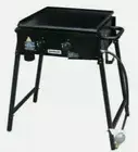 JUMBUCK DELTA PORTABLE GAS BBQ BARBECUE 2 BURNER FLAT TOP PATIO barbecu barbicu