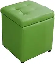 Ottoman Storage Footstool Upholstered Footstool Change Shoe Storage Stool Shoe Stool with Cover Multifunction Breathable Large Storage Space for Bedroom Living Room(30x30x35cmC)