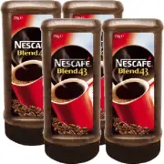 NEW 4x Nescafe Blend 43 Instant Coffee Replacement for Beverage Bar Dispenser Pa