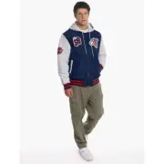 NEW Melbourne Demons Mens Patchwork Bomber Jacket