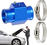 plsyyuw Joint Pipe Gauge - Water Temp Joint Sender Thermostat Sensor,Aluminum Alloy Water Coolant Temperature Gauge Joint Pipe Adaptor