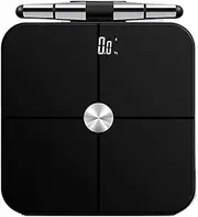 Digital Body Weight Bathroom Scale, Battery Powered Bathroom Scale Electronic Digital Weight Scale Multifunction Highly Accurate(Black)