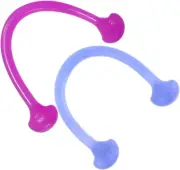 GOOHOCHY 2Pcs Fitness Exercise Bands Exercise Stretch Bands Elastic Stretch B...