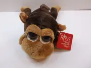 Russ Berrie Li'L Peepers Monkey Boa Plush Toy 9" / 22cm / New with Tag