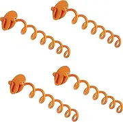 Liberty Outdoor ANCFR16-ORG-A Folding Ring Spiral Ground Anchor, ANCFR16-ORG-R
