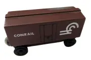 Wooden Whittle Shortline Railroad 3" Conrail Boxcar Train Car