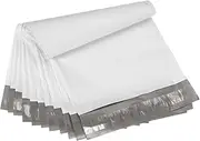 uxcell 15x12 Inch Poly Mailers, 100 Pcs Shipping Bags for Clothing with Self-Adhesive Seal Mailing Bags for Business Shipping Waterproof Envelopes Packing, White
