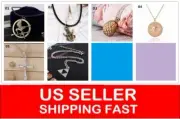 Antique Vintage silver Bronze Bird Pendant Quartz Mens Pocket Watch Necklace 324
