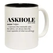 Askhole Noun Mug Cup