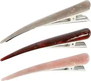 Baluue Large Hairpin Set Acrylic Hair Clips for Women Vintage Hair Barrettes for Styling and Parties