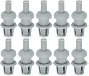 GUERBEIS 10Pcs Car Parcel Shelf Clips Fit for Citroen, Saxo C2 C3 XSARA Picasso DS3 XM Rear Trunk Tray Boot Hook Cord String Strap Accessories Luggage Shelf Clips
