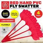 4pcs Plastic Swat Pest Control Large Hand Insect Fly Wasp Bug Killer Fly Swatte