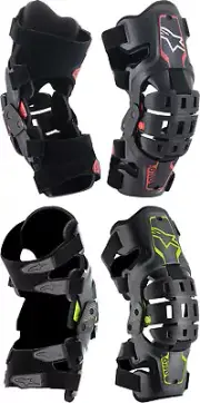 Alpinestars Youth Bionic 5S Knee Braces - Motocross Dirt Bike Offroad ATV