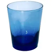 Libbey FLARE BLUE MEDITERRANEAN Cobalt Sheer Stackable 14 OZ Glass Tumbler NEW