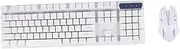 SHINEOFI 1Set LED Backlight Wired Gaming Keyboard and Mouse Ergonomic Design Portable Durable for Laptop for Gamers and Workstations