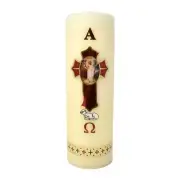 mrcjsales - Regular Easter Candle 12" - 2 Kilo. Divine Symbol of Faith & Hope. V