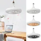 Enclosed Profile Modern Ceiling Fan With LED Lights And Wall Fans for Home