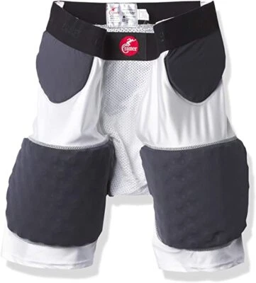 Cramer Hurricane 5 Pad Football Girdle, with Thigh, Hip and Tailbone Pads, Breat