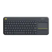 Logitech K400 Plus Wireless Touch Keyboard - Black