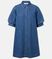 [Frame] Frame Play denim minidress AU 12 blue