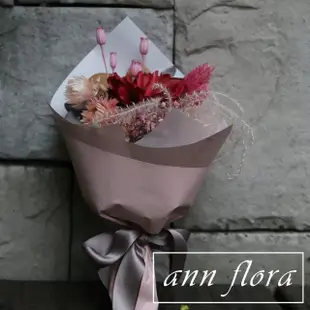 【ann flora】乾燥非洲菊畢業小花束(主要為各式乾燥花)