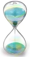 SuLiao Sand Timer, 45 Minutes Turquoise, 45 Min Hourglass Sand Time, Large Sand Glass, Reloj de Arena 45 Minutes for Home, Desk, Office Decoration