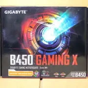 New GIGABYTE B450 GAMING X Motherboard with AM4 Socket/ATX Form Factor