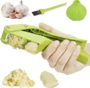Garlic Press 2-In-1 Garlic Mincer and Slicer