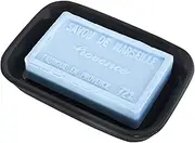 GOLDBEARUK Soap Dish Ceramic Black Stone Classic Style