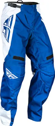 Fly Racing F-16 2024 Motocross Pants, white-blue, Size 36 for Men White Blue