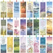 120 Pcs Bible Verse Inspirational Bookmarks Scripture Christian Motivational ...