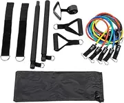 exercise pilates bar kit resistance bands yoga fitness stretch workout gym