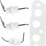 104000192-K Flame Rod Electrode Kit for Rinnai Tankless Water Heaters R75 and R94, 104000012 Flame Rod Electrode Kit Water Heater Compatible with Rinnai VB2528FFUD VB2528WD KA2530FFUD, 3 Pcs