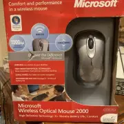 Microsoft Wireless Optical Mouse 2000 Sealed NOS Sealed Box Free Ship BrandNew W