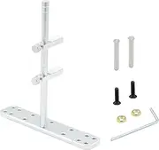 Graphics Card Bracket Desktop Chassis Bracket Support Bar Aluminum Alloy Height Adjustment for Computer Host Fan Protection (Double Layer 6.1in, Silver)