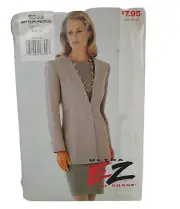 Vogue 8899 Ladies Sewing Pattern Size 6-8-10 Dress Semi Fitted Jacket New
